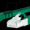 1308457055-E Patch cord RJ45 Cat.6A AWG26 S/FTP LSHF 7.0 m green