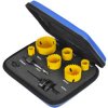 Faithfull FAIHSKIT Professional Holesaw Kit, 9 Piece
