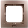 As Ramka Pojedyncza Do Łączników Ip44 Satyna Light Rh-1G/45