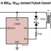 100V Micropower Isolated Flyback Converter with 150V/450mA Switch