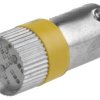 Lampka kontrolna Żółty 24V dc BA9s LED średnica 10mm długość 28mm