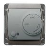 GAZELA Regulator temperatury-termostat srebro + tytan RTP-1J/m/18/23 OSPEL
