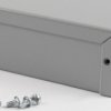 Aluminum enclosure, (L x W x H) 102 x 56 x 41 mm, gray (RAL 7046), IP32, 1411G