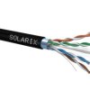Kabel instalacyjny Solarix CAT6 FTP PE Fca zewnętrzny 500m/szpula SXKD-6-FTP-PE czarny