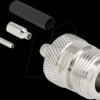 91764 N jack for crimping RG-174 / RG-316 with matching shrink tube