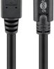 Kabel USB 3.0 USB-C™ na B, czarny - Długość kabla 1 m