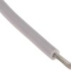Przewód o podwyższonej odporności PVC Biały, 100m 0,6 mm² 19/0,2 mm, 750 V, -40 → +105C, Ø 2.5mm, RS PRO
