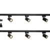 Zestaw projektorów z szynoprzewodem TRACK 1-PH ELEMENTAL 2m 6xGU10 czarny 4099854600128