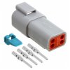 Amphenol Sine AT04-4P-KIT01 Plug 4POS Crimp 16-18AWG Male Shrouded