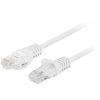 Patchcord UTP kat.6 kabel sieciowy LAN 2x RJ45 linka biały 5m LANBERG