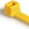 Cable tie, PA, (L x W) 210 x 4.7 mm, bundle-Ø 1.5 to 55 mm, yellow, -40 to 85 °C, 116-08014