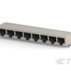 Złącze Ethernet, OEG Miniature Relay PCF Złącze RJ45 Do montażu na płytce drukowanej Cat5e TE Connectivity Ekranowane