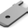 Faston plug, 6.35 x 0.81 mm, L 15.8 mm, uninsulated, straight, 63900-1