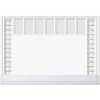 Sigel H6366 Desk pad Weekly planner White (W x H) 59.50 cm x 41 cm