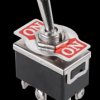 KN3(C)-202A 15A 2-pos 6-pin DPDT ON-ON 12mm Toggle Switch