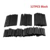 127 pcs Heat Shrink Tube Set - Black - fi 2 to 14 mm