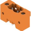 Pin header, 2 pole, pitch 5.08 mm, straight, orange, 1147130000