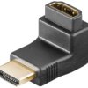 Adapter Kątowy Hdmi™, Pozłacany - Połączenie Typu Gniazdo Hdmi™ (Typ A)