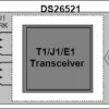 Single T1/E1/J1 Transceiver