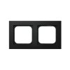 Ramka podwójna R-2R/33 czarny metalik SONATA Ospel