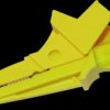 WAKROYE20K02 Yellow alligator clamp K-02