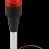 Signalling column, buzzer, red, LED, 24 V AC/DC