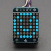 Adafruit Mini 8x8 LED Matrix w/I2C Backpack - Blue