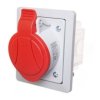 Gniazdo wtykowe izolacyjne podtynkowe 32A/5p/400V GSP-32A/5 gniazdo siłowe skośne 921855 ELEKTROMET