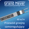 Kabel grzejny samoregulujący ekranowany GRAND MEYER UHC-40, 40W/m /100m rolka/