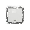 Łącznik schodowy z sygnalizacją załączenia, biały, Sedna Design i Elements SDD111106N