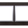 Ramka 2-krotna metalowa inox yin Simon 54 Nature