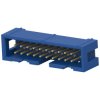 Pin header, 20 pole, pitch 2.54 mm, straight, blue, 2-1761603-7