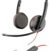 HP Poly Blackwire C3225 Słuchawki wokółuszne przewód stereo czarny zestaw słuchawkowy, regulacja głośności, wyciszenie m