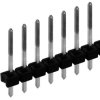 Pin header, 36 pole, pitch 2.54 mm, straight, black, SLL P1 082 36 Z