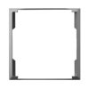 ARIA Ramka ozdobna do gniazd podwójnych do ramek szary mat RO-4U/70 OSPEL