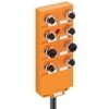 Koncentrator aktuator/sensor 8-portów gniazda M12 5-polowy 2 sygnały na gniazdo ASBV 8 5-242/10 M