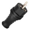 Wtyczka Gumowa Przenośna Z/U Prosta Ip44 16A 250V