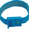ESD wristband, push button Ø 4 mm, plastic, blue, C-198 1261