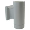 Oprawa elewacyjna 2xGU10 2x10W IP54 szara kinkiet lampa ścienna BALEO MINI GTV LD-BA2GU10-0M