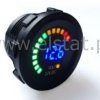 Woltomierz LED 12V niebieski ( wskaźnik naład.aku