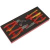 Sealey TBTE07 Premier Insulated Pliers Set with Tool Tray 4pc - VDE Approved
