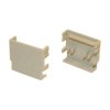 Hager KZN024 End Cap White For Phase Rail 4-Pin 1pc