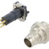 Złącze M8, męskie, gniazdo, proste, ilość pinów: 3, ekranowane, IP67 42-01241TR