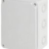 Puszka instalacyjna n/t ABS 190x150x80 biała IP65 PI.190X150X80