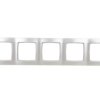 KARO Ramka pięciokrotna srebrny perłowy R-5S/43