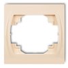 LOGO Ramka pozioma 1 pojedyncza beżowy 1LRH-1 KARLIK