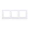 SIMON 10 Ramka 3 potrójna uniwersalna poziom i pion biały CR3/11 KONTAKT SIMON