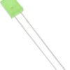 HuiYuan 2504G6D-KPA-P Dioda LED THT zielony prostokątny 2 x 5 mm 15 mcd 180 ° 20 mA