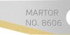 Zapasowe ostrze graficzne 8606 MARTOR 8606.65 100 szt.