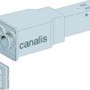Canalis, kaseta zasilająca dla KBB, 40A, lewa, biała, metalowa KBB40ABG44W